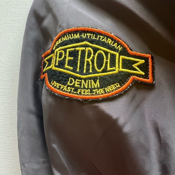 New 1 of 1 Vintage 1970 Petrol Premium Utilitarian Gas Station Light Jacket - Picture 6 of 9